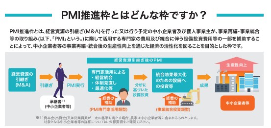 PMI促進枠-事業承継・M&A補助金
