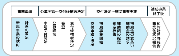 新事業進出補助金の流れ